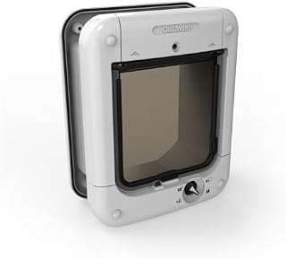 Cat Mate Microchip Cat Flap, Cat Flap Microchip activated for up to 30 Cats - White