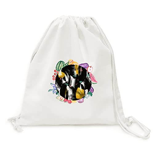 Sac en tissu pliable de qualité supérieure motif graffiti art