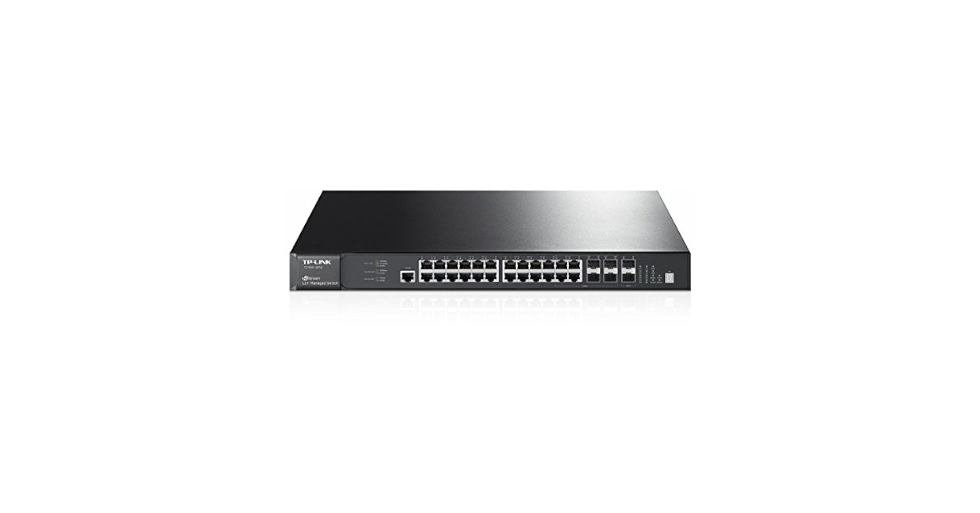 TP-Link ギガビット マネージスイッチ 28ポート L2+ T2700G-28TQ qqffhab T2700G-28TQ | JetStream 28-Port Gigabit Stackable L2+
