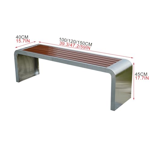 Banc de jardin extérieur compact blanc pour optimiser vos espaces