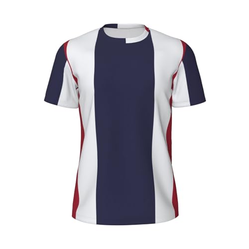 GaxfjRu Herren-T-Shirts mit Thailand-Flagge, schnelltrocknend, feuchtigkeitsableitend, athletische Hemden, kurzärmelig, für Workouts, Schwarz , XL