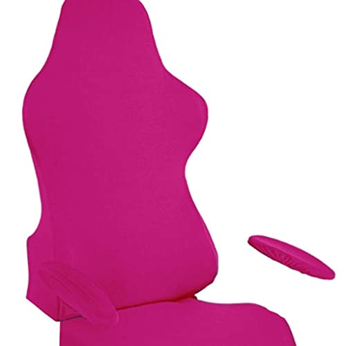 Housse extensible lavable pour chaise de bureau et ordinateur en polyester