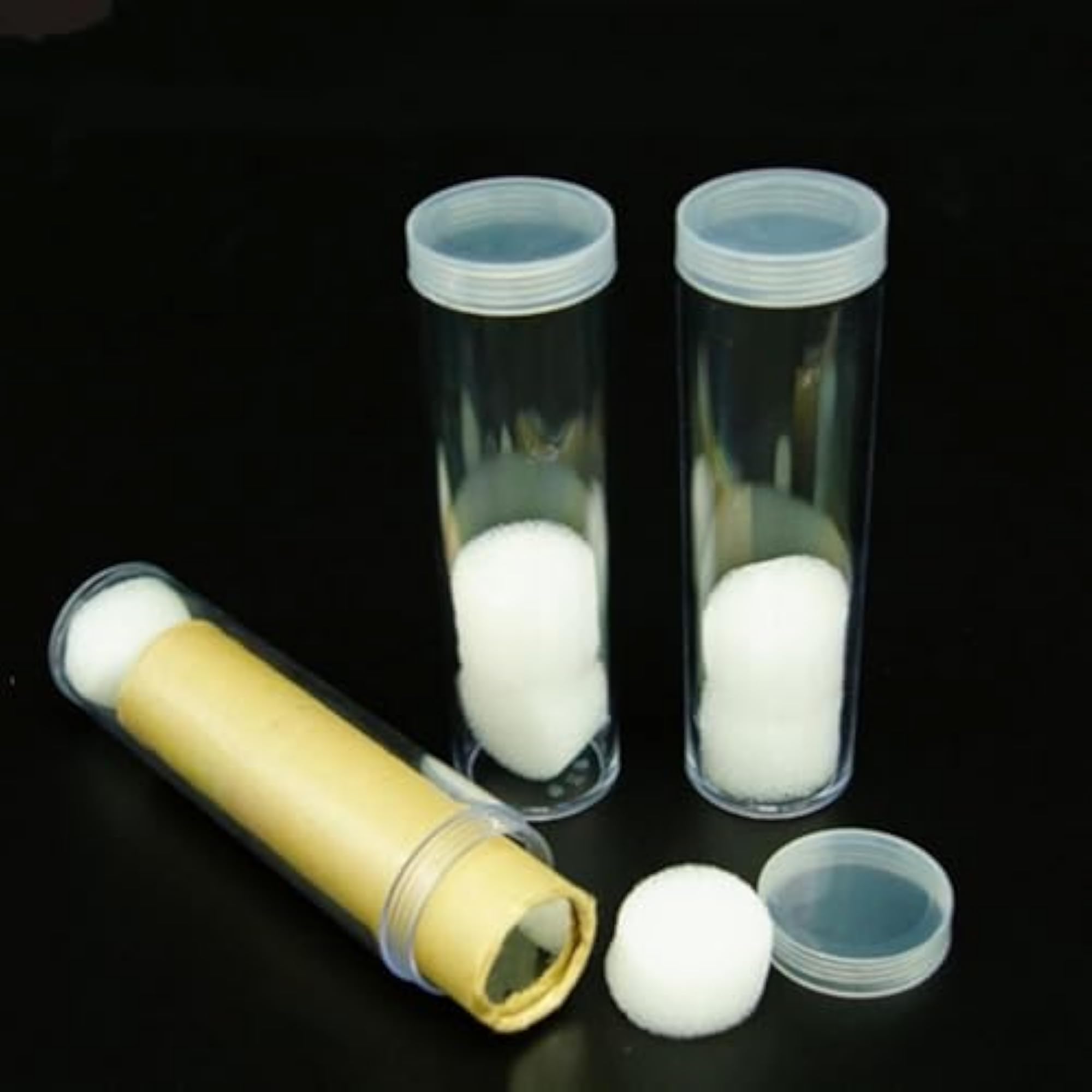 10Pcs Coin Tubes Protective Case for Collection