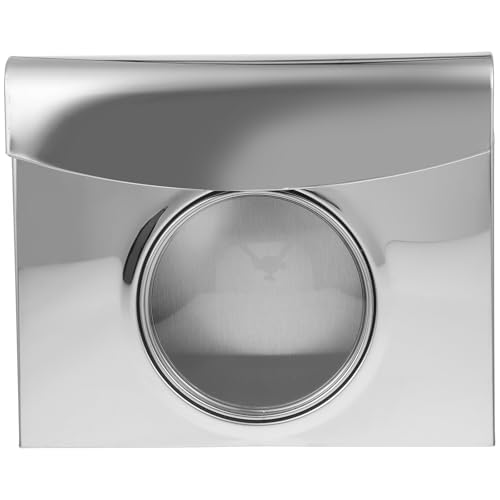 Caja porta pañuelos de acero inoxidable TEHAUX rectangular para pared de baño 2