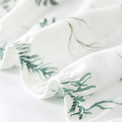 Image of GRSSDER Stretch Ultra Soft Jersey Knit Changing Pad Cover Set 2 Pack, Change Table Pad Covers Fit 32 inch /34 inch x 16 inch Pads Safe and Snug, Pretty Watercolor Daisy Flowers for Baby Girls
