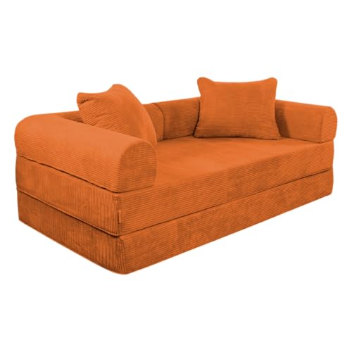 La mejor comparación de Salas Con Sofa Cama comprados en linea. 44 Naap Concept Sofá Cama Teddy Luxe | Diseño Convertible | Hecho 100% de Espuma | Comodidad y Versatilidad | 200x100x65 cm (Perssimon)