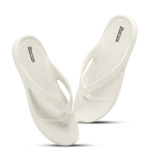 Image of DOCTOR HEALTH SUPER SOFT Stylish Ultra Soft Slippers with Cushion | Comfortable, Premium and Bright Colorful Flip Flops | Lab Tested Cushion and Bounce | Cushioned Footwear | Trendy Women Slippers