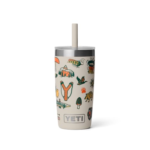 Image of YETI Rambler Jr. 10 Oz Tumbler with Silicone Straw Lid