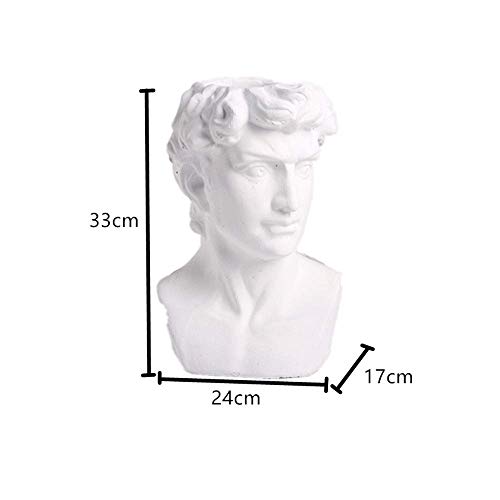Gypse ciment fleur ornement pour remplacer vos vases classiques cassables - 5