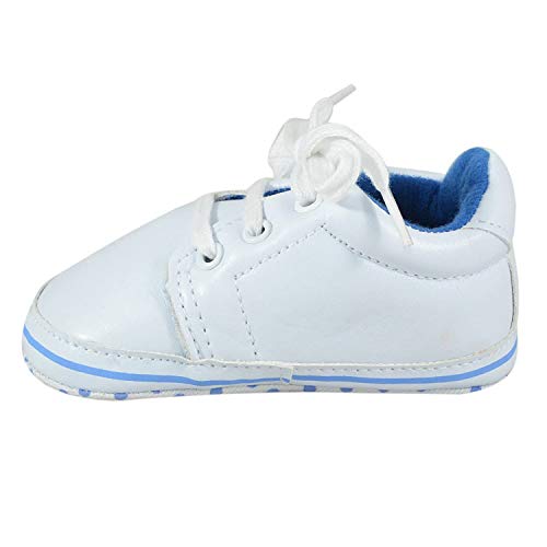Image of Baby Boys & Baby Girls Shoes & Sandals for Boys & Girls, Infant Shoes /Infant Sandals for Newborn, First Walking Baby Shoe (3C, White)