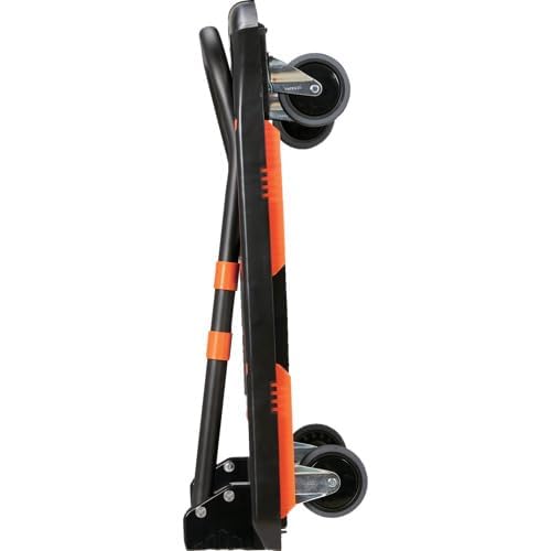 Amazon.co.jp: 樹脂台車 折畳 スチールストッパー付 ブラック 780×490
