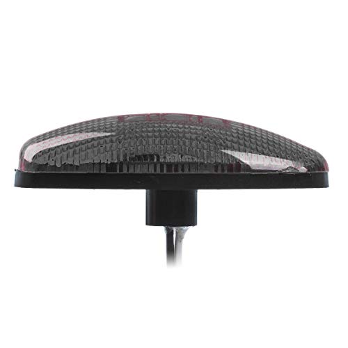 Partsam Dually Led Fender Bed Side Marker Lights Set Smoke Lens Replacement For Silverado And Sierra 1999-2013 Dually 2500 3500 Hd Dual Wheeler Trucks (2 X Amber, 2 X Red) #TOP4