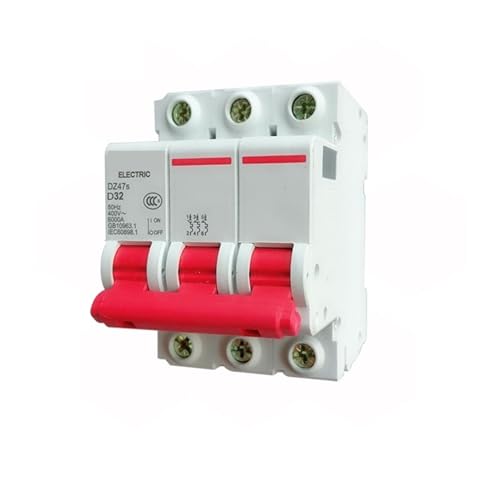 Disjoncteur miniature MCB DZ47S 3P Type D 4A pour tableau électrique
