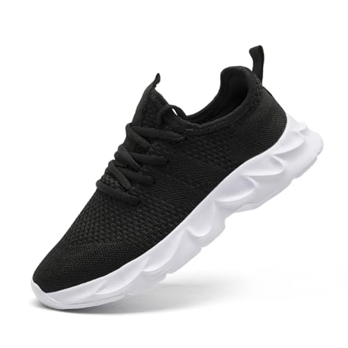 Image of DLWKIPV Mens Running Shoes Sneakers Tennis Non Slip Walking Gym Workout Athletic Slip On Casual Lightweight Breathable Mesh Fashion