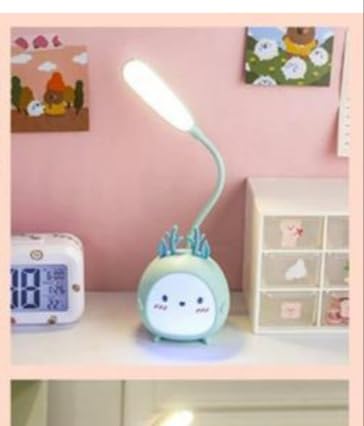 Home @Paradise Magical USB Colour Changing Cute Bunny FACE Desk Lamp with 3 Mode of Light, 23 cm, Blue-picture-13