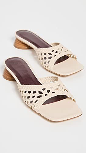 STAUD Women's Simone Crochet Heels4