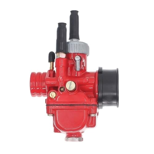 Carburateur Dellorto PHBG 17mm rouge pour moto 2T à starter manuel