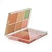 Revolution Everything Base Face Icon Complexion Palette, Multi-Use Cream Contour, Concealer, Corrector, Highlighter & Blush Kit, Vegan & Cruelty-Free, Light