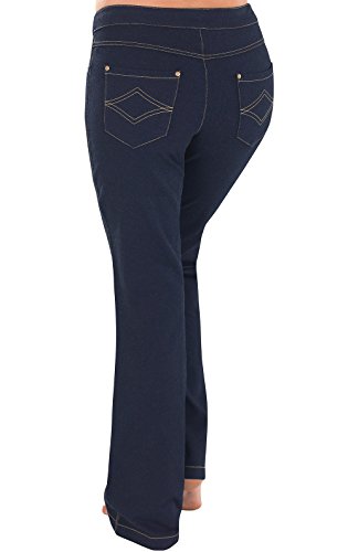PajamaJeans Women's Bootcut - Apple Shape Figure Jeans - Image 2