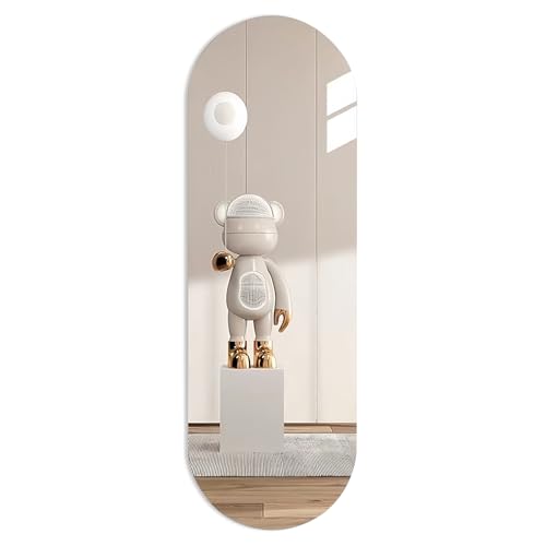 Tidy Space 全身鏡 割れない 飛散防止 鏡 貼る鏡 穴あけ不要 壁掛け 軽量 姿見 玄関 浴室 クローゼット ダンス用 大型ミラー