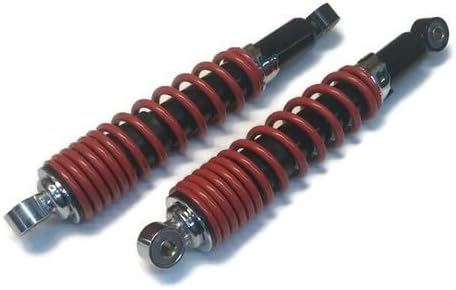 (2) Red 12" Front Shocks Absorber 10mm ID for Carter Bros 3531000, 3531513 Kart