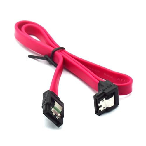Cable de datos SATA 3.0 para SSD y HDD 45cm rojo