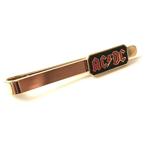 Gemelolandia ACDC Krawattenspange, für Hochzeiten und formelle Veranstaltungen Cover