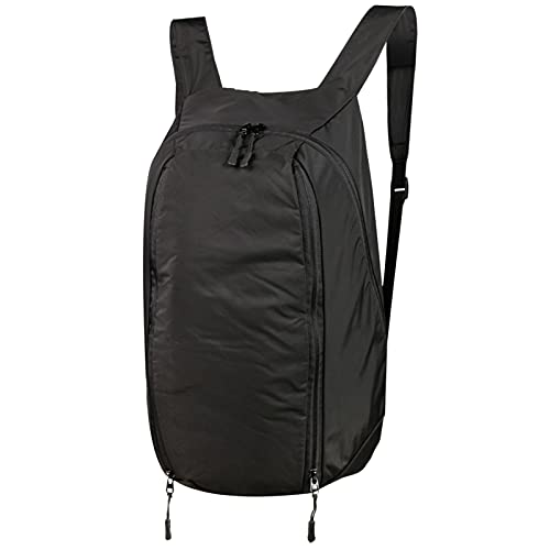 Kstyhome Sac à dos moto, sac à dos pliable, sac à dos pour casque, sac à dos de voyage pliant avec support de casque, pour la randonnée, le camping, le cyclisme, les voyages Cover