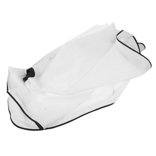 Capa de peluquería Balacoo para adultos con protección antiestática, cobertura extendida, color blanco, para hombres y mujeres, uso profesional y doméstico miniatura 1