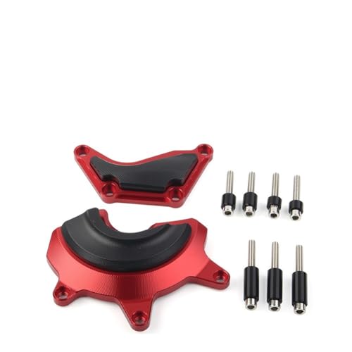 Couvercle stator R6 rouge protège le carter moteur de votre moto lors des sorties 2019-2020