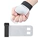 HERCHR Gymnastics Hand Grips, Leather Antiskid Hand Protector Gloves Palm Protection and Wrist Support Sports Accessories for Weightlifting Single Parallel Bars Supplies(L)