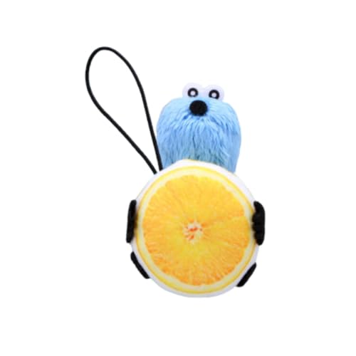 パペットスンスン フルーツマスコット 全3種 公式 ぬいぐるみ グッズ コレクション アクセサリー 雑貨 約8cm (レモン)のサムネイル