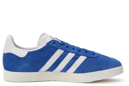 Image of adidas Men's Gazelle Indoor Sneaker, Blue /Cloud White /Core White, Size 9.5