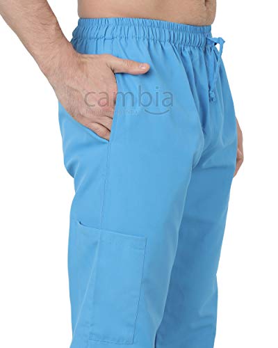 Image of Cambia Scrub Suits for Doctors Men /OT Dress Unisex (XXXXL, Blue)