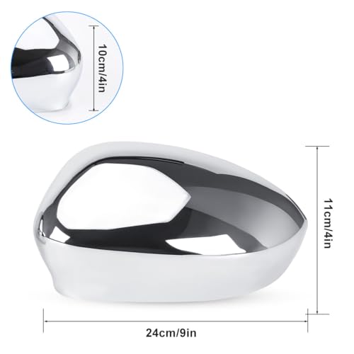 Coque rétroviseur extérieur Fiat 500 argent galvanoplastie résistant - 6