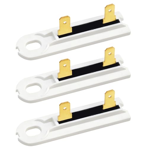 3 Pack Dryer Thermal Fuse WP3392519 Universal Replacement for Whirlpool Kenmore Maytag Dryer Replaces AP6008325 3388651 694511 WP3392519VP Thermal Fuse(White)