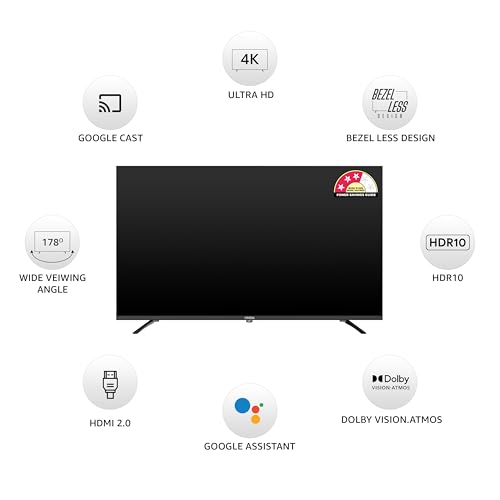 Image of Onida 139 cm (55 inches) Nexg Series 4K QLED Smart Google TV QZ55UI