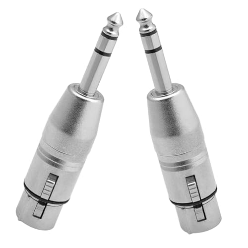 LIFKICH 2�Z�b�g TRS�I�X XLR���X�o�����X�A�_�v�^�[ 635mm�I�[�f�B�I�R�l�N�^ �~�L�T�[ �}�C�N �A���v�Ή� ���艹�� �ڑ� �g�ю��[�p