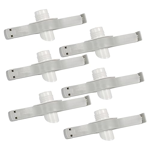 OFFSCH 6Pcs Food Bag Sealing Clips Snack Sealing Clip for Freshness with Pour Out Clip Function for Storing Snacks and Tea
