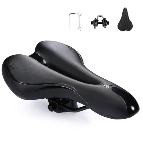 ENJOHOS Sella MTB Antiprostata Comoda, Sella Bici da Corsa Impermeabile, Sellino...