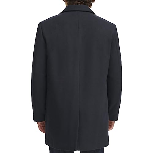 Image of DOCKERS Men's Henry Wool Blend Top Coat (Regular and Big & Tall Sizes)