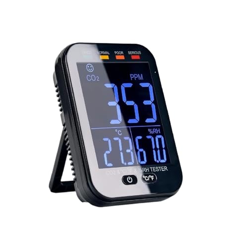 co2センサー CO2空気質モニター、室内の二酸化炭素、湿度、温度を測定 高い測定精度
