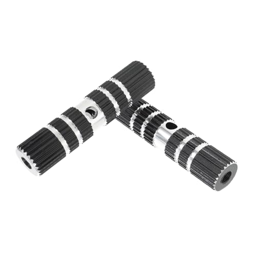 KOMBIUDA Mountain Bike Rear Pegs Bike Rear Wheel Pegs Aluminum Alloy Foot Bars Durable Sturdy