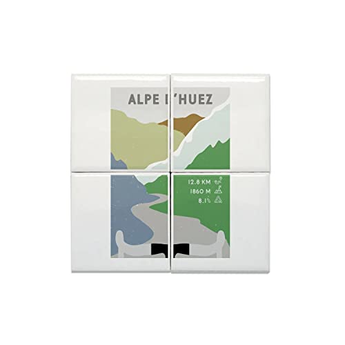 Carreaux céramique Alpe d'Huez cadeau idéal cycliste homme