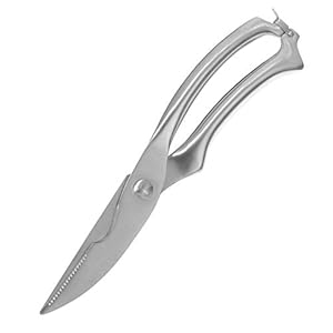 Westmark Gevogelteschaar, met binnenveer en vergrendeling, meslengte: 8 cm, roestvrij staal, gepolijst, Modern, zilver, 13732280