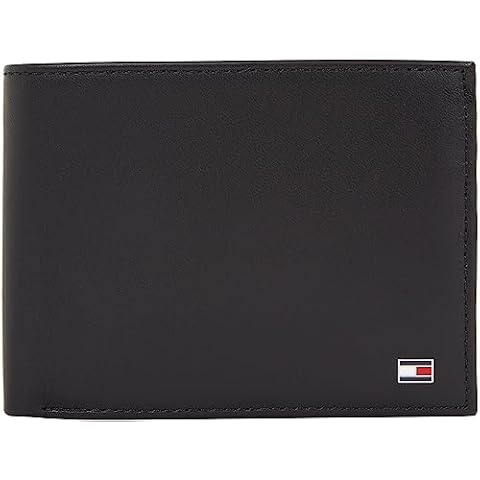 Tommy Hilfiger Men's Leather Wallet with Coin Pocket Cover