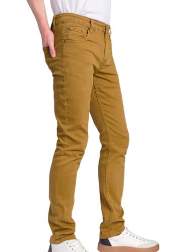 Victorious Men's Skinny Fit Color Stretch Jeans