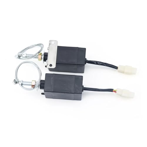 Électrovanne d'arrêt moteur XHQ-PT 12V type traction avec support - 6