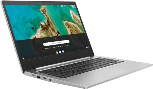Image of Lenovo Chromebook 3 14 inch Laptop, 14.0 inch HD (1366 x 768) Display, Intel Celeron N4020 Processor, 4GB LPDDR4, 32GB SSD, Intel UHD Graphics 600, Chrome OS, 82C10004US, Platinum Grey
