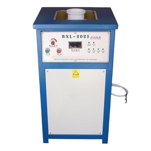 Horno De Inducción De Frecuencia Media For Fundir Oro Y Plata/latón De 5 Kg Fundicion Rapida Eficiente